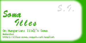 soma illes business card